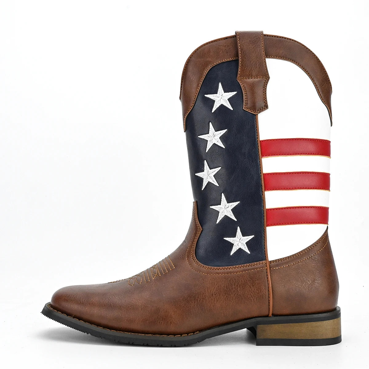 Men's Cowboy Boots, Pull-On
