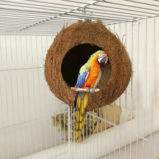 Natural Coco Hideaway Hanging Toy