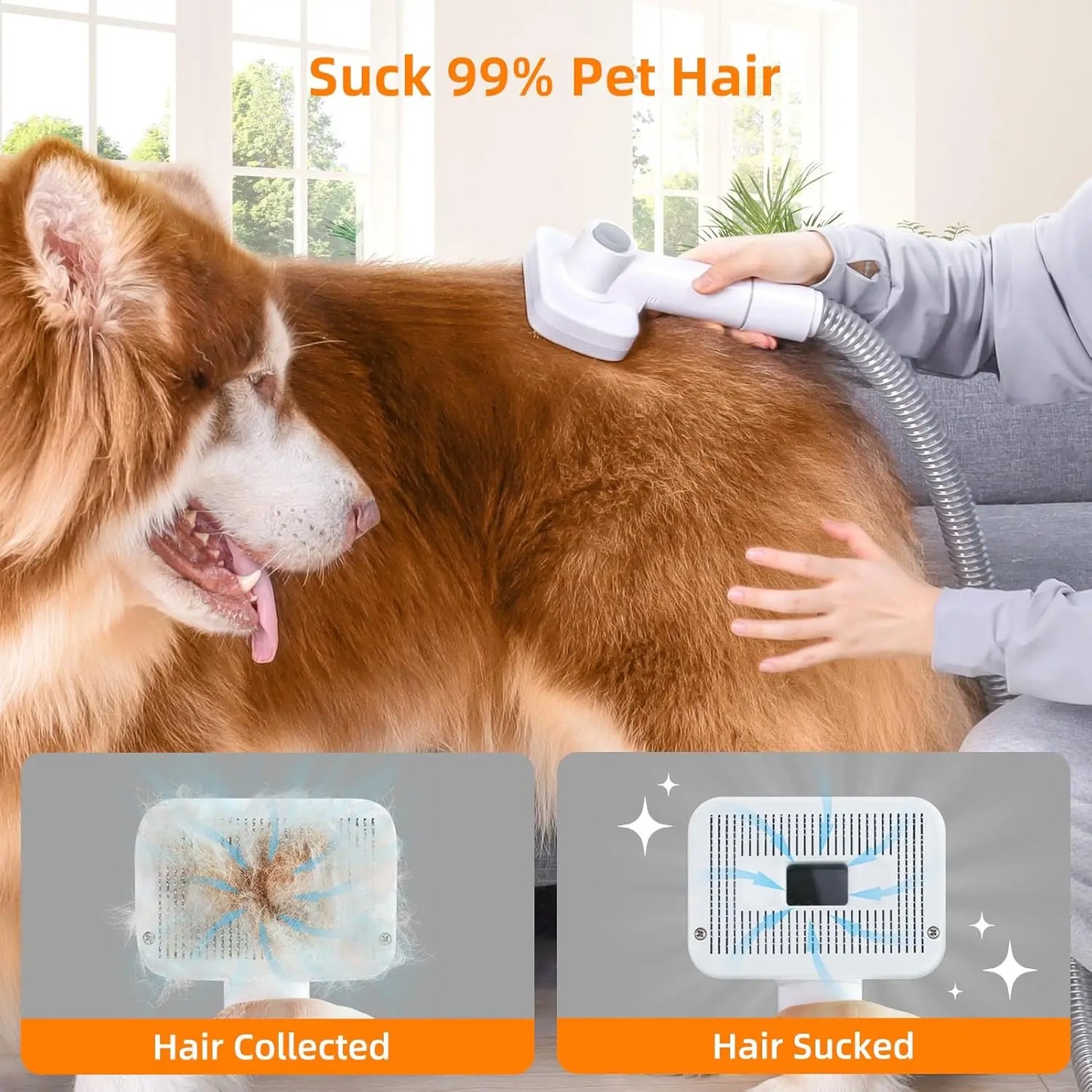 NPET Pet Grooming Kit With 6 Grooming Tools