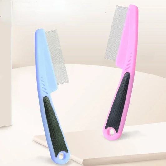 Small Tooth Metal Comb for Pet Grooming