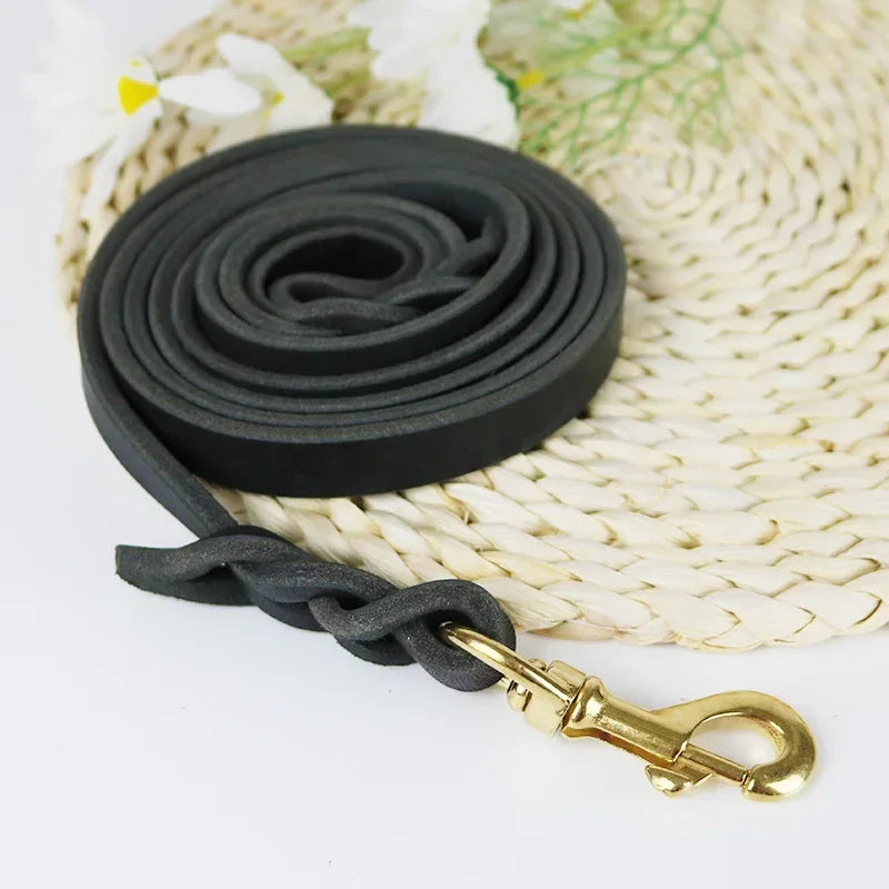 Genuine Leather Dog Leash