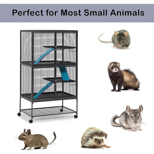 Double Unit Small Animal Cage