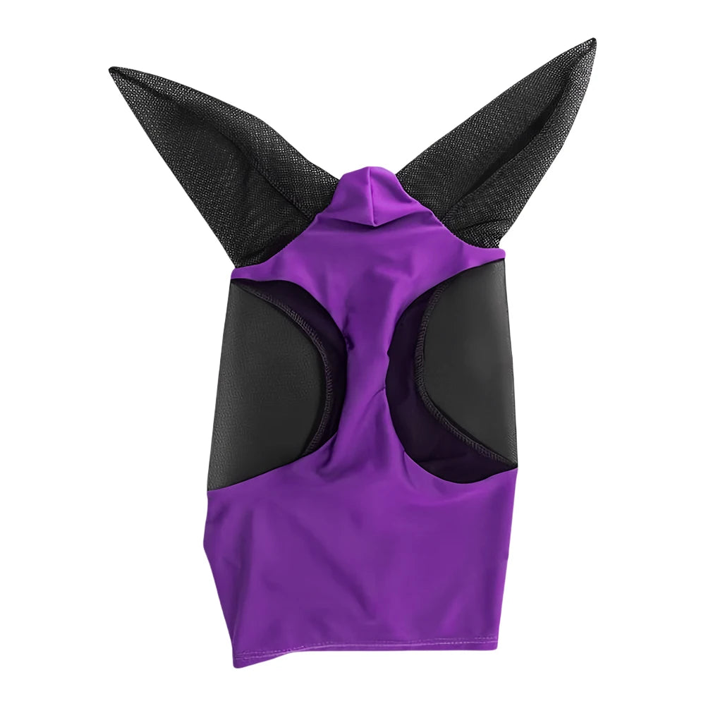 Stretchy Horse Fly Mask With Ear Protection