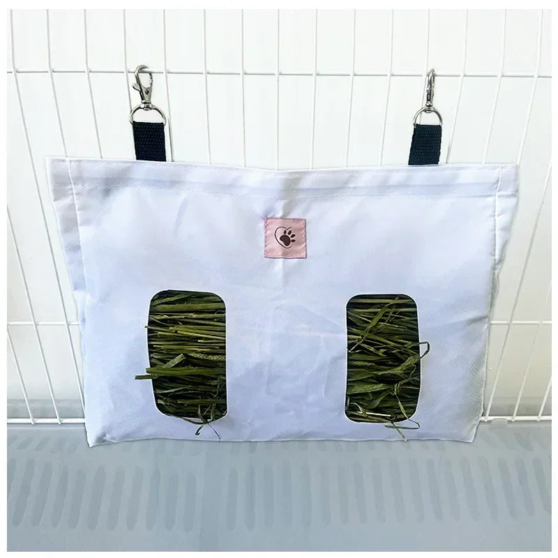 Small Animal Hanging Hay Feeder Bag