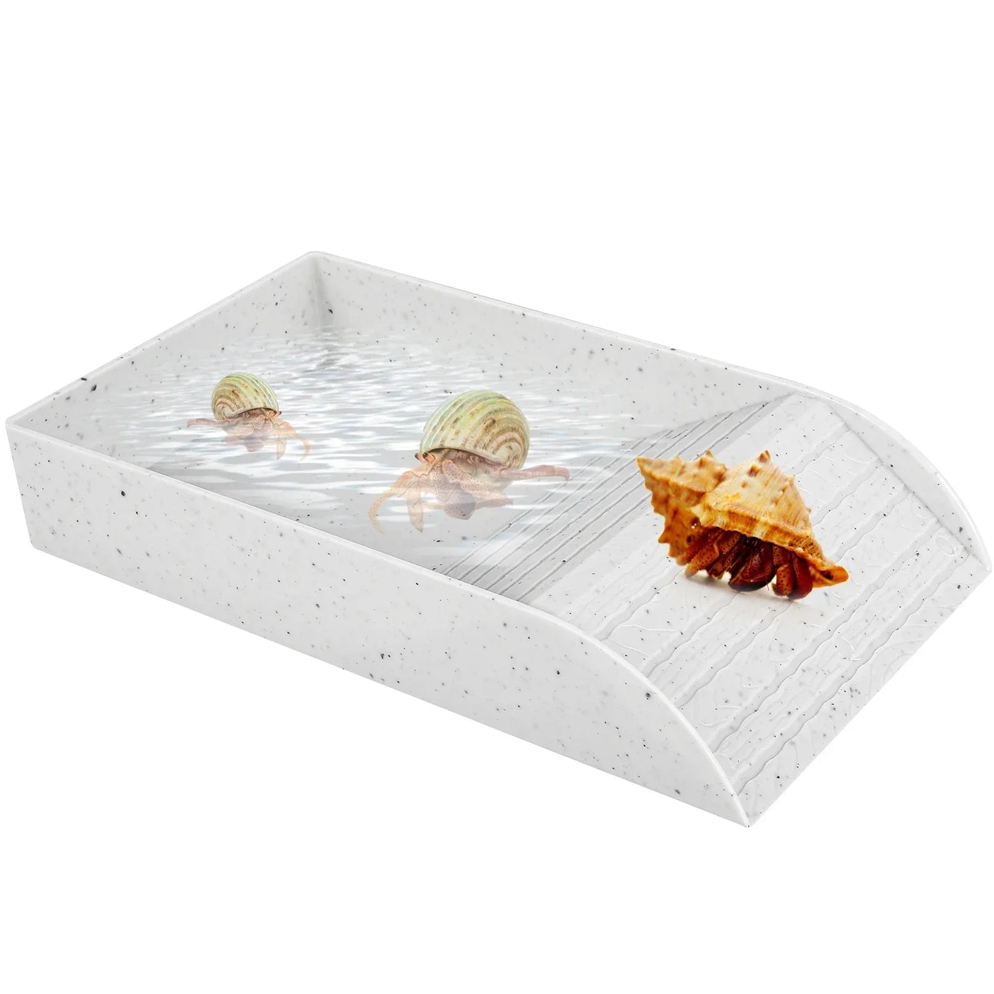 Reptile Platform Hermit Crab Habitat Turtle Hideout, Aquarium Tank Accessory