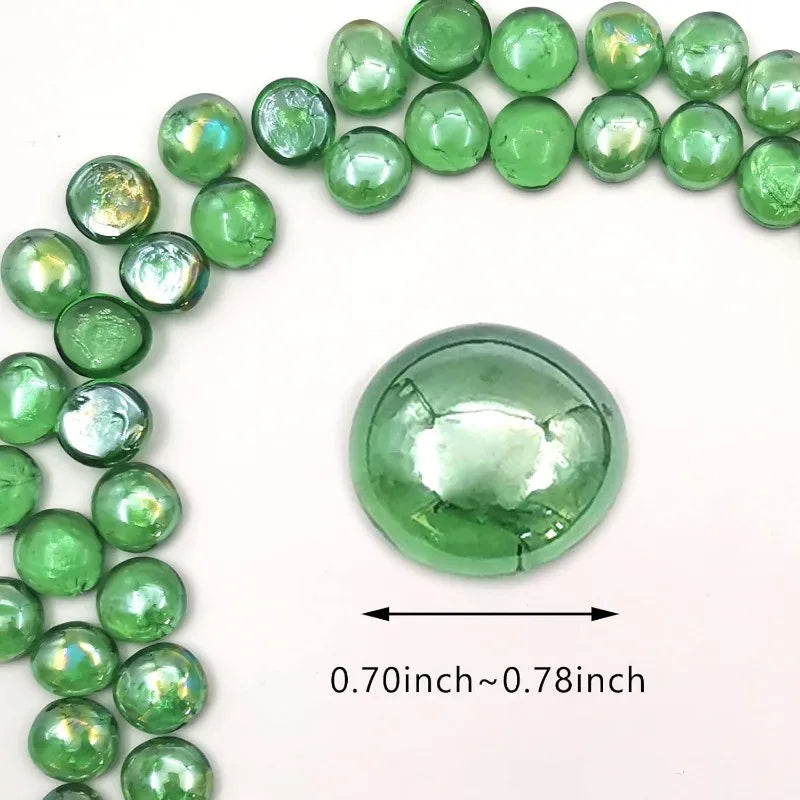 Flat Glass Marbles1 Pound Fish Tank Decorations
