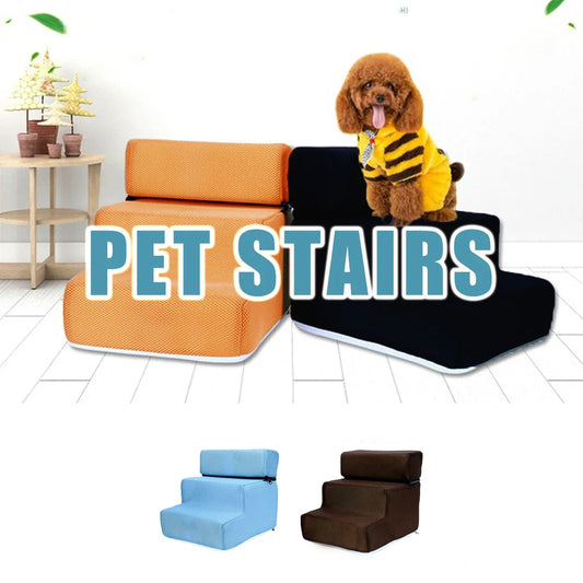 Pet Stairs With Removable Washable Cover