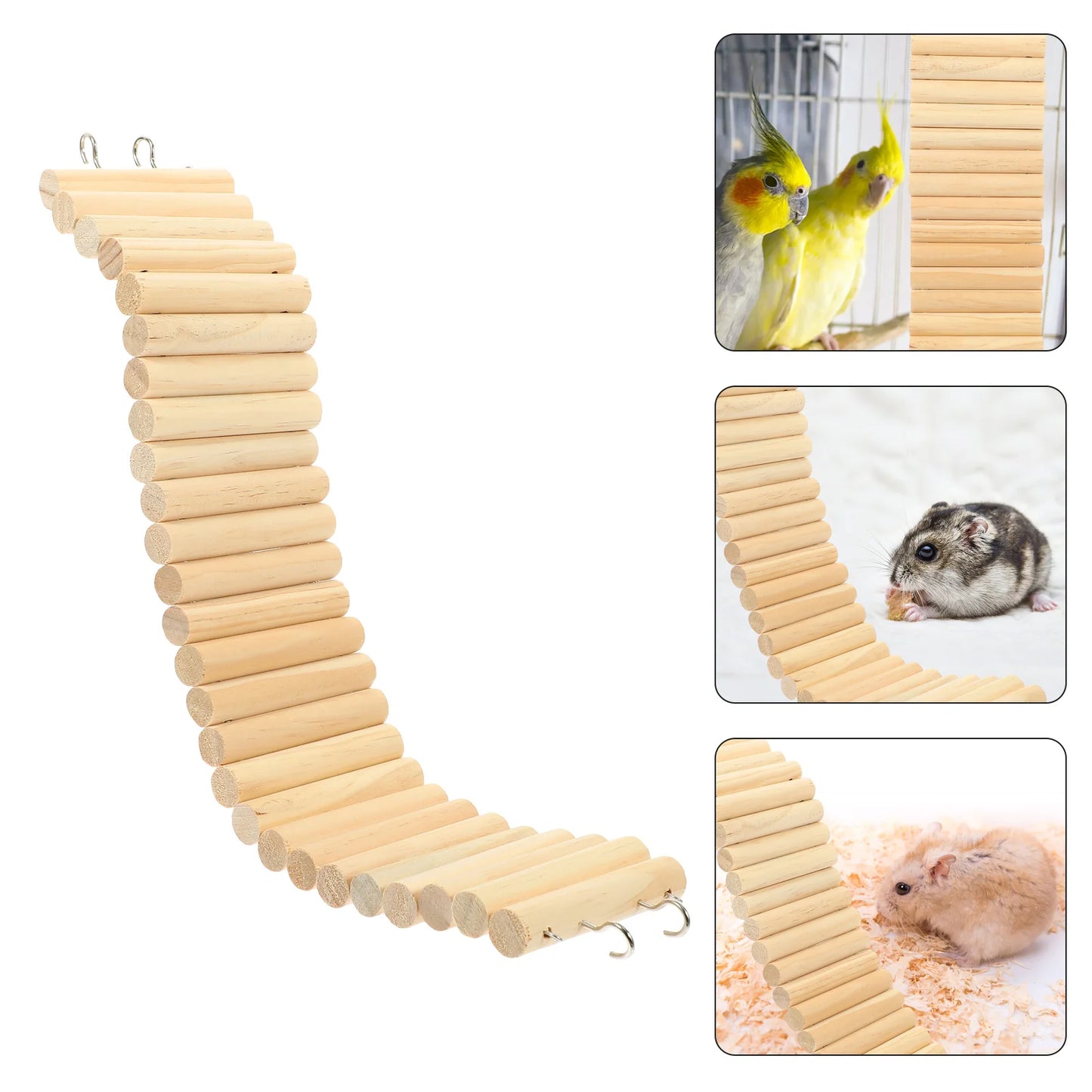 Wooden Ladder For Small Animal Cage