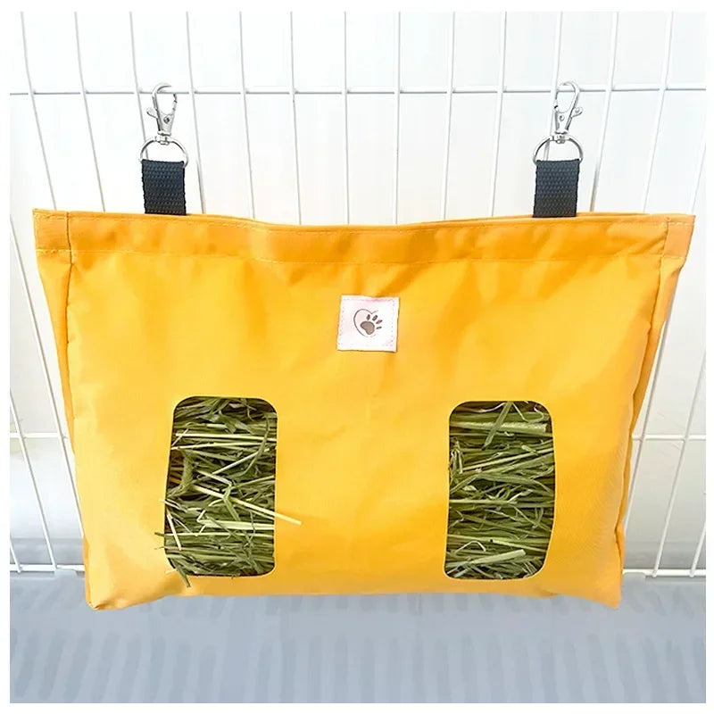 Small Animal Hanging Hay Feeder Bag