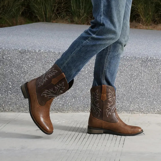 Cowboy Boots for Men - Square Toe
