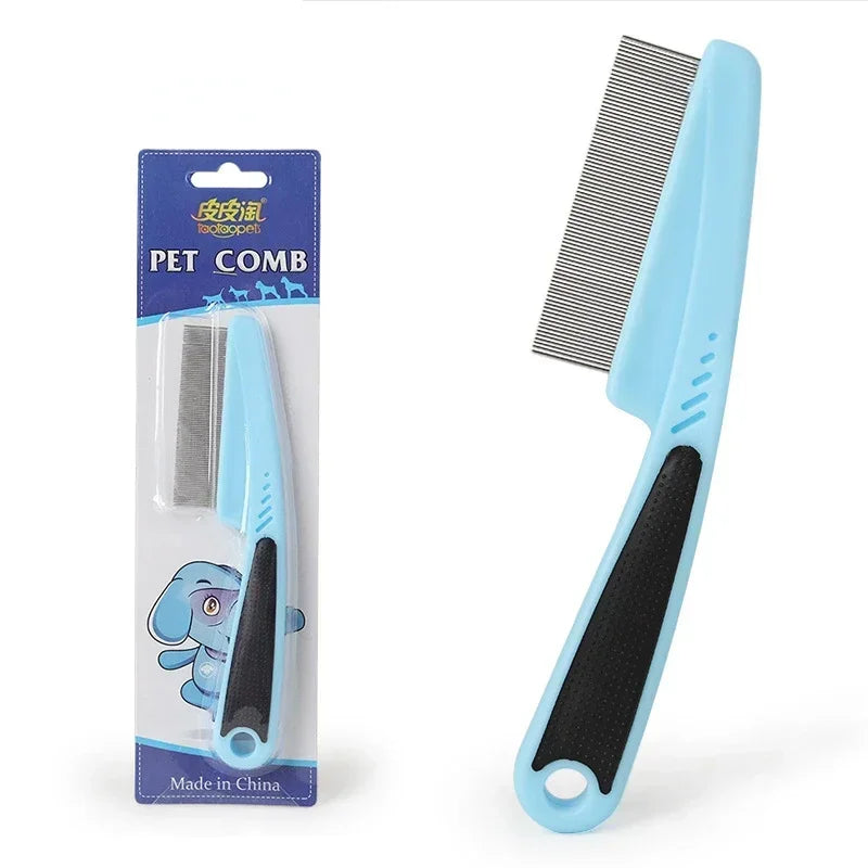 Small Tooth Metal Comb for Pet Grooming