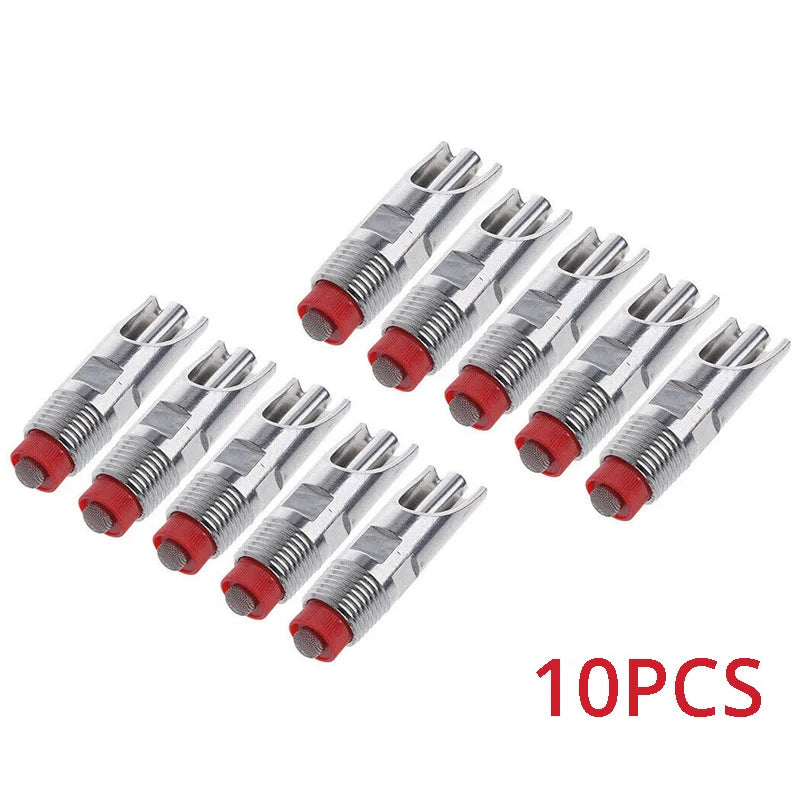 5/10pcs Pig, Cow Watering Drinker Stainless Steel Automatic Nipples