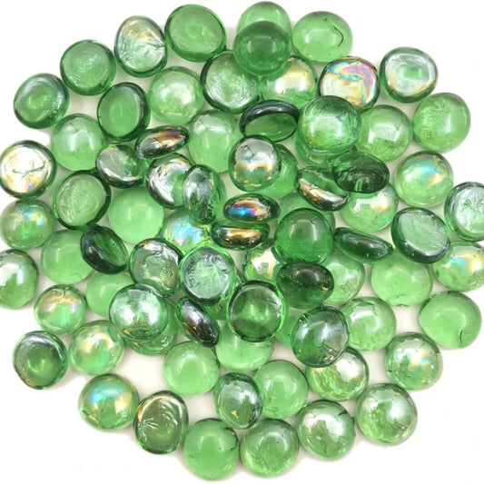 Flat Glass Marbles1 Pound Fish Tank Decorations