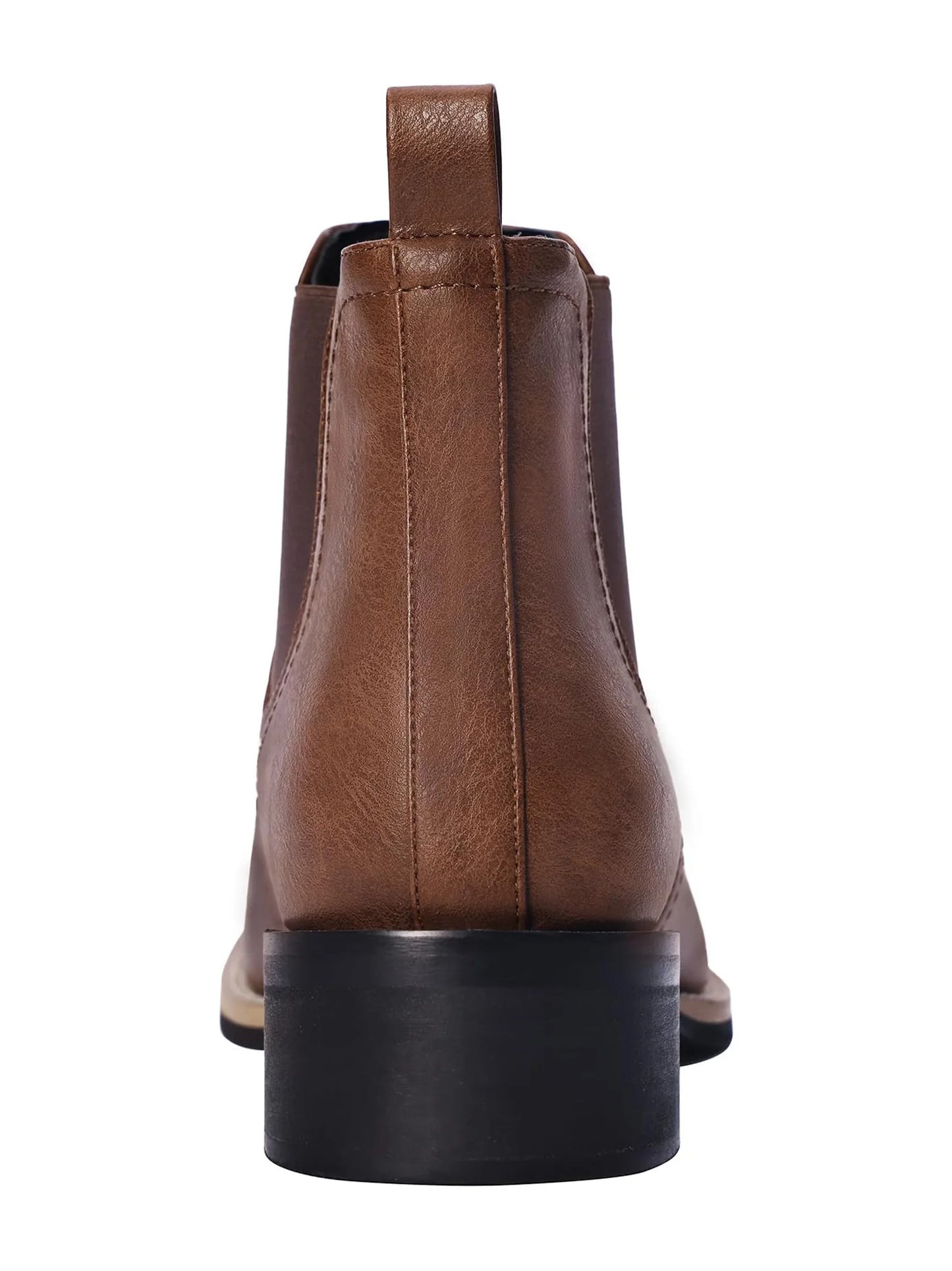 Western Cowboy Boots for Men - Square Toe, Ankle