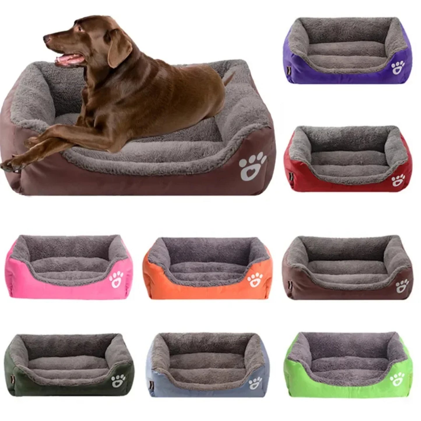 Ultimate Fleece Bed For Small, Medium, And Large Dogs - Waterproof Bottom