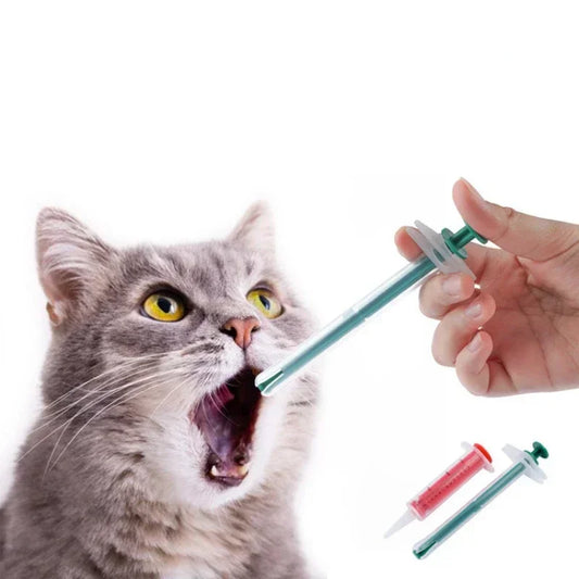 Pet Medicine Dispenser Piller Shooter Syringe with Soft Tip