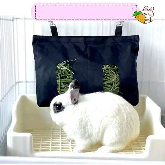 Small Animal Hanging Hay Feeder Bag