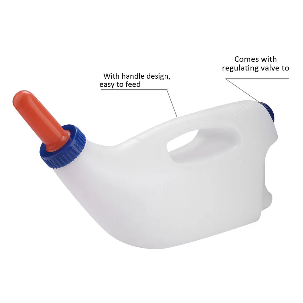 4L Calf Cow Feeding Milk Bottle With Handle