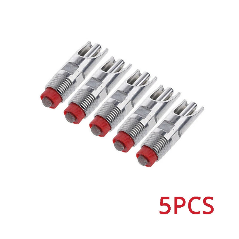 5/10pcs Pig, Cow Watering Drinker Stainless Steel Automatic Nipples