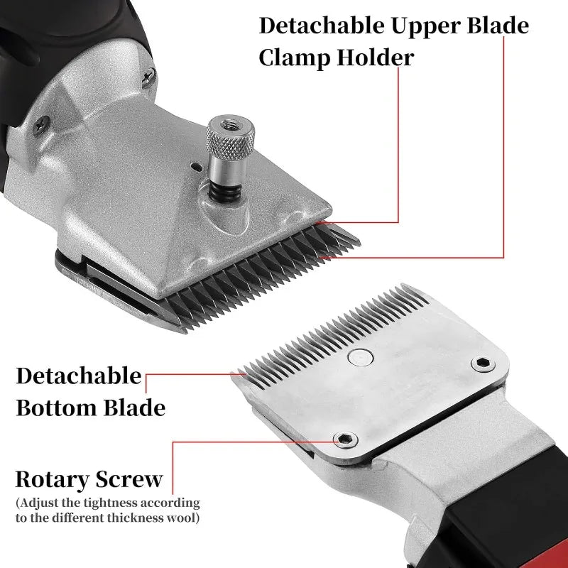 Cordless Horse Clipper, Rechargeable Battery Powered